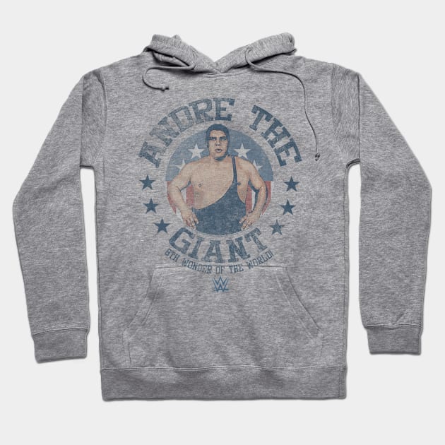 Andre The Giant 8th Wonder Of The World Hoodie by Holman